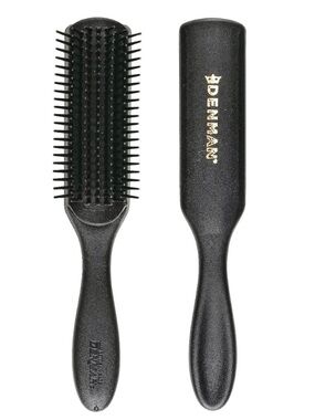 New Denman D3 Original Styler Hair Brush Women Men 7 Row Black UK Wet Curls